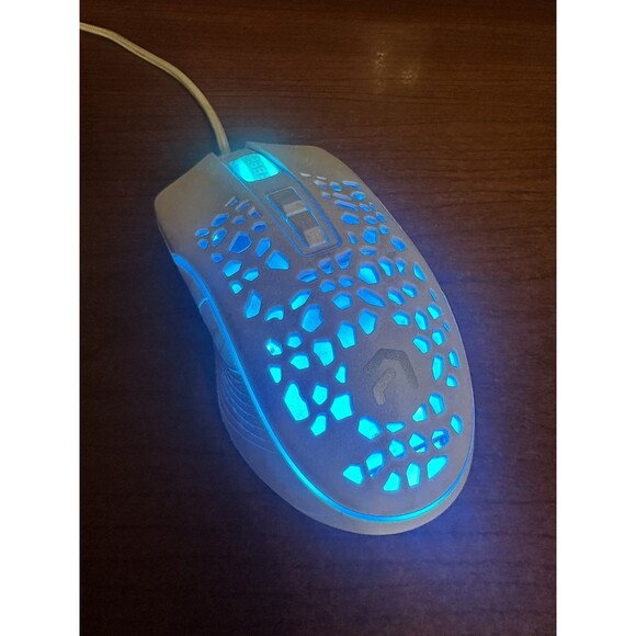 Geeknet GSME01 Gaming Mouse RGB White Tested Working - Picture 5 of 7